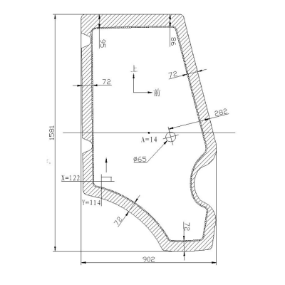 Front Door Left Hand Door Windshield Glass For Excavator For JCB 3CX