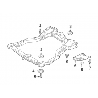 Front Crossmember For Hyundai Elantra 2004 Left Hand Drive Car